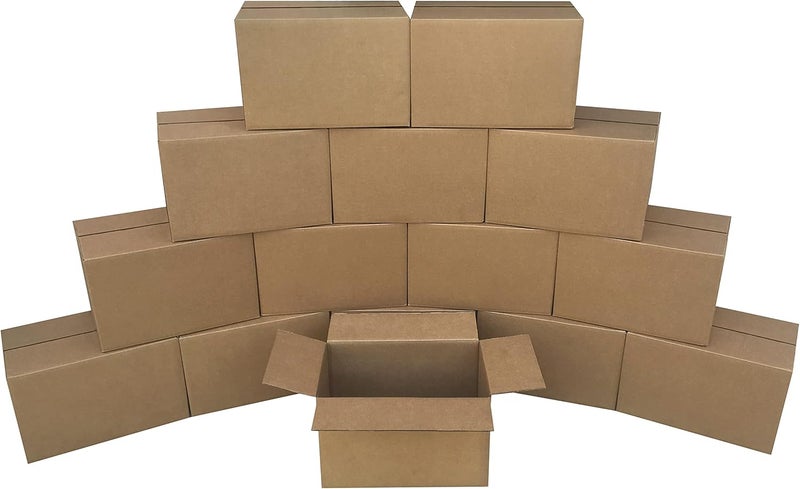 UOFFICE Moving Boxes Bundle - 15 Small Cardboard Packing Boxes - Image 3